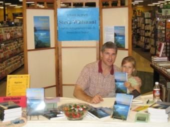 Steve's first book signing! Thank you, Pherrell.